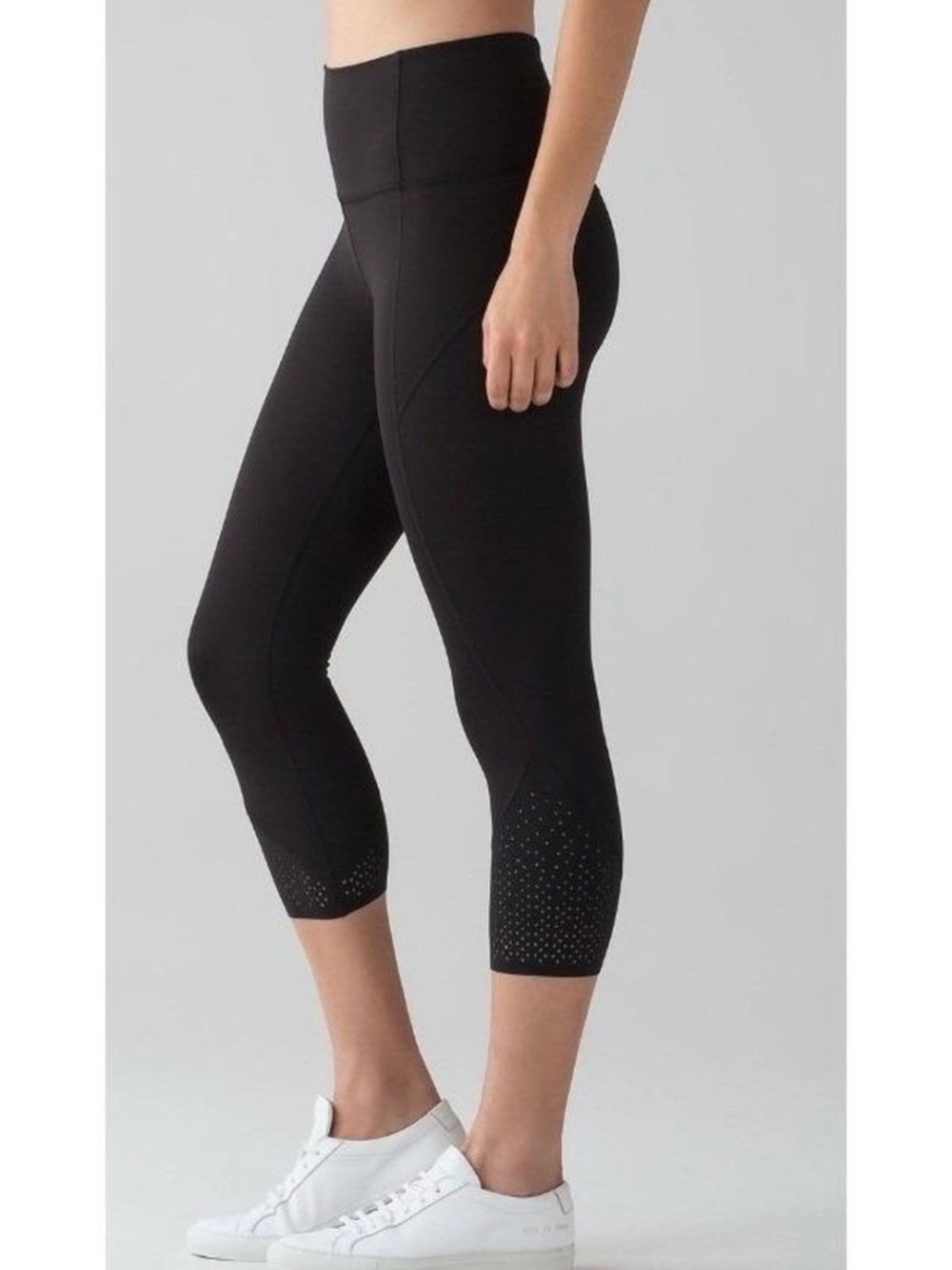 Lululemon Anew Crop Leggings - Black - Size 6